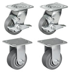 2" Wide Heavy-duty Rubber Caster