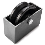 V-Groove Wheel - cast Iron Wheel,Capacity up to 600 Lb. Use for Slide Gate,Rolling Door with V-Track