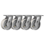 2" Wide Heavy Duty Steel Casters