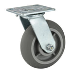 2" Wide Thermoplastic Rubber Caster (Crown Tread)
