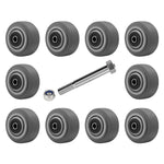 2" Wide Thermoplastic Rubber Wheel