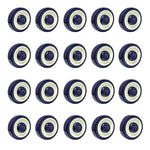 5"x 1-1/4" Polyurethane Shopping Cart Wheels (Blue/Red)