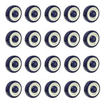 5"x 1-1/4" Polyurethane Shopping Cart Wheels (Blue/Red)
