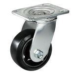 2" Wide Rubber Tread Cast Iron Caster
