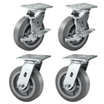 2" Wide Heavy-duty Rubber Caster