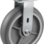 2" Wide Thermoplastic Rubber Caster (Crown Tread)