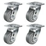 2" Wide Heavy-duty Rubber Caster