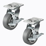 2" Wide Heavy-duty Rubber Caster