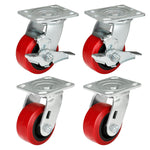 2" Wide Long Lasting Polyurethane Caster