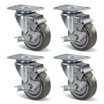 1-1/4" Wide Polyurethane Caster Wheels