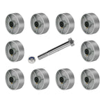 2" Wide Steel Wheel
