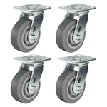 2" Wide Heavy-duty Rubber Caster