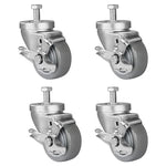 1-1/4" Wide Polyurethane Stem Caster