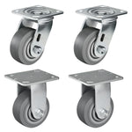 2" Wide Heavy-duty Rubber Caster