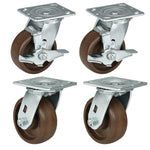 2" Wide Wide Hi Temperature Caster