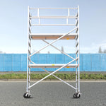 2" Wide Rubber on Cast Iron Scaffolding Casters