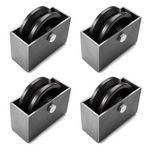 V-Groove Wheel - cast Iron Wheel,Capacity up to 600 Lb. Use for Slide Gate,Rolling Door with V-Track