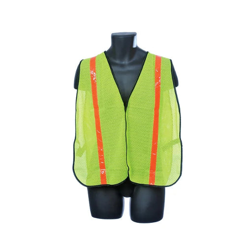 SAFETY VEST- YELLOW-orange reflector