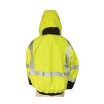 BOMER JACKET LIME GREEN, CLASS III, SIZE:S-5XL