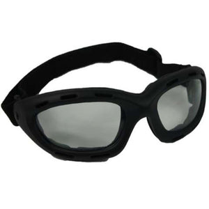 Challenger Safety Goggles - Black Strap - Grey Lens