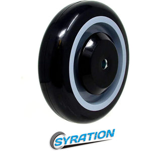 Upgrade Your Shopping Cart with 5" Polyurethane Wheels - 20 Pack, Stepped and Full Tread Face, Double Ball Bearing, 5000 lbs Total Capacity