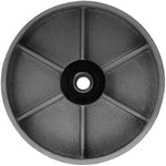 6"x2" Heavy Duty Steel Wheel with Rolling Bearing & Steel Bushing Up to Loading Capacity 1200LBS Each (2pack)