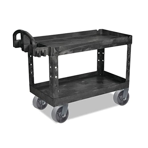 Heavy Duty Plate Casters - 6" 4-Pack with 4800 lbs Total Capacity, Steel Cast Iron Wheels, Extra Wide Top Plate and 4 Swivel Silver Casters
