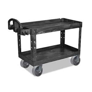 Heavy Duty Plate Casters - 6" 4-Pack with 4800 lbs Total Capacity, Steel Cast Iron Wheels, Extra Wide Top Plate and 4 Swivel Silver Casters
