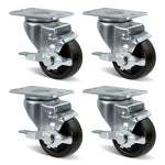 1-1/4" Wide Polyolefin Casters