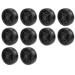 6"x2" Heavy Duty Plastic Wheels