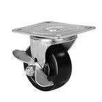 3"x 1-1/4" Wide Hard Rubber Caster,