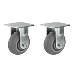 2" Wide Thermoplastic Rubber Caster (Crown Tread)