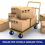 1-1/4" - 2" Wide Solid Polyurethane Wheels