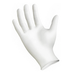 White Industrial Grade Nitrile Gloves, 4mil - Powder Free - XS-XL - Case of 1000