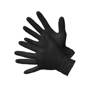 Black Industrial Grade Nitrile Gloves, 4mil - Powder Free - S-XL - Case of 1000