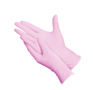 Violet and Pink Medical Grade Nitrile Gloves, 4mil, Powder Free - S-XL - Case of 1000