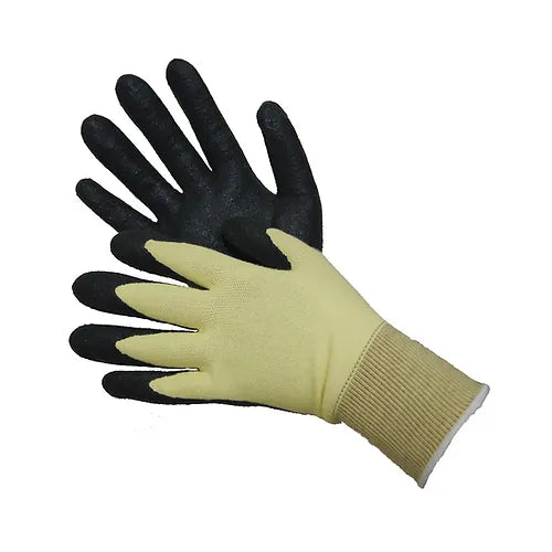 Kevlar Shell Gloves with Black NBR Palm Coating, Cut/Fire Resistant, EN4244, Sizes S-XL