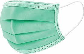 Green 3Ply Face Masks (Case of 2,000 pcs)