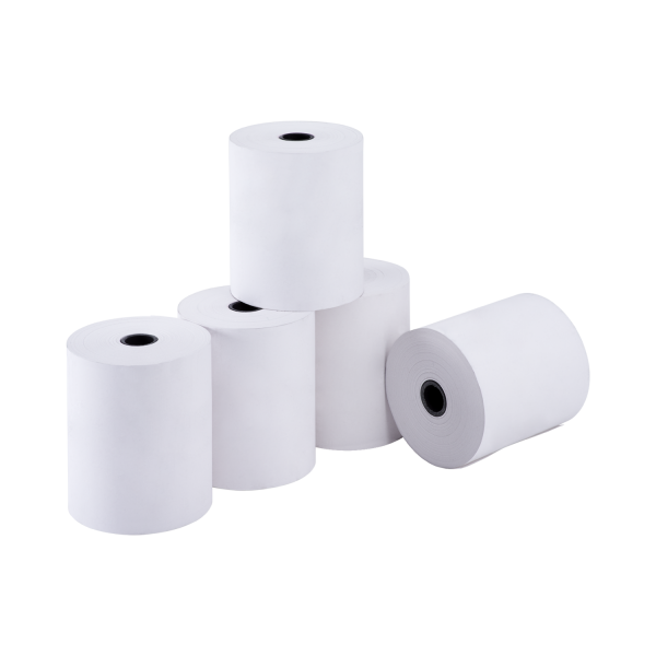 2 1/4" x 50' Thermal Paper Rolls - White - 50 Count (Pack of 50 Rolls)