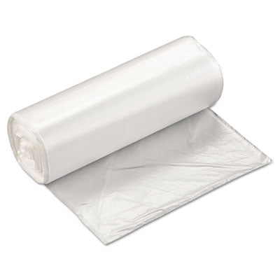 Inteplast Group High-Density Commercial Can Liners, 16 gal, 5 microns, 24" x 33", Natural, 50 Bags/Roll, 20 Rolls/Carton