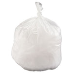 Inteplast Group High-Density Commercial Can Liners Value Pack, 60 gal, 14 microns, 43" x 46", Clear, 25 Bags/Roll, 8 Rolls/Carton