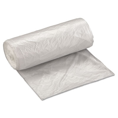 Inteplast Group High-Density Commercial Can Liners Value Pack, 16 gal, 7 microns, 24" x 31 ", Clear, 50 Bags/Roll, 20 Rolls/Carton