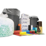 Inteplast Group High-Density Commercial Can Liners Value Pack, 60 gal, 12 microns, 43" x 46", Clear, 200/Carton