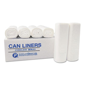 Inteplast Group High-Density Commercial Can Liners, 7 gal, 6 microns, 20" x 22", Clear, 2,000/Carton
