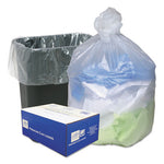 Ultra Plus® Can Liners, 16 gal, 8 microns, 24" x 33", Natural, 50 Bags/Roll, 4 Rolls/Carton