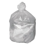 Good 'n Tuff® Waste Can Liners, 60 gal, 12 microns, 38" x 58", Natural, 20 Bags/Roll, 10 Rolls/Carton