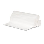 GEN High Density Can Liners, 10 gal, 6 microns, 24" x 23", Natural, 50 Bags/Roll, 20 Rolls/Carton