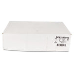General Supply High-Density Can Liners, 33 gal, 9 microns, 33" x 39", Natural, 25 Bags/Roll, 20 Rolls/Carton