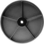 8" 2 Pack Heavy Duty Steel Cast Iron Caster Wheels - 2600 lbs Total Capacity with 2" Width and Rolling Bearings