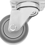 3 inch Polyurethane Caster Centre Bearing Top Plate up to 330Lbs Each Capacity [Pack of 2]